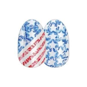 Color Street Flag You're It Red White Blue Stars Stripes Design Nail Polish